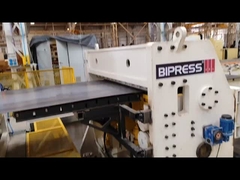 Coupe en acier de cisaillement de vol de redresseur de bobine de mesure lourde à la ligne 3-10 x 1600 de longueur