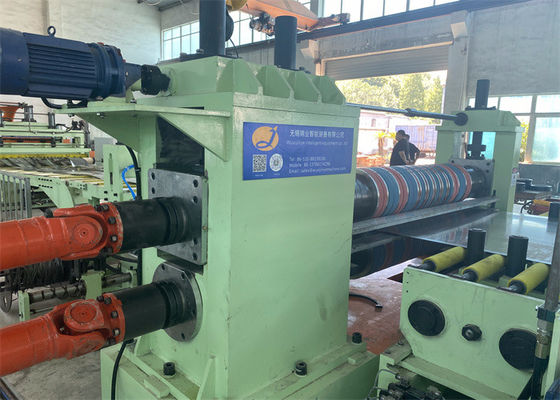 Métal galvanisé par GI fendant la ligne tôle d'acier de Galvanlume fendant la ligne machine 3 x 1250