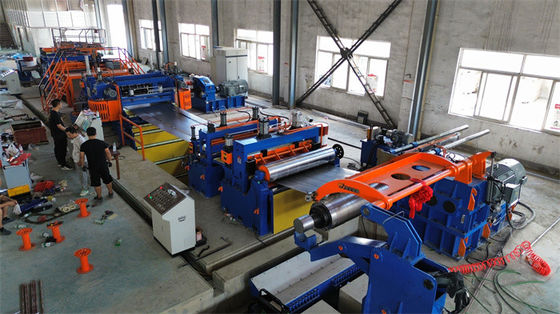 150mpm Machine automatique de découpe longitudinale de feuille de métal en bobine 0,3-3 X 1600